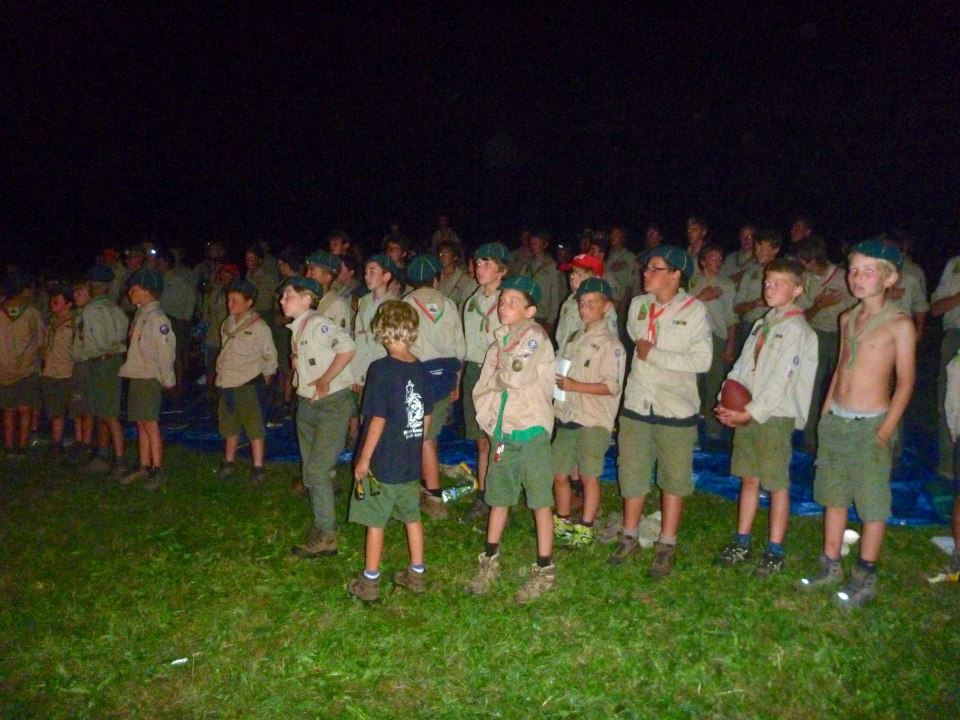 Sint-Martinus den XIIde - Kamp Curfoz 2013 Groot Kampvuur